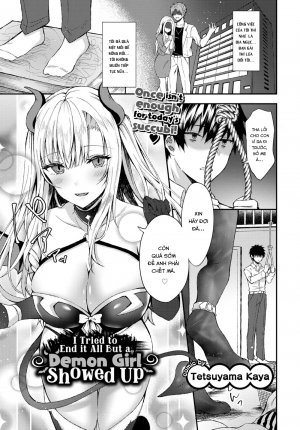 I Tried to End it All But a Demon Girl Show Up