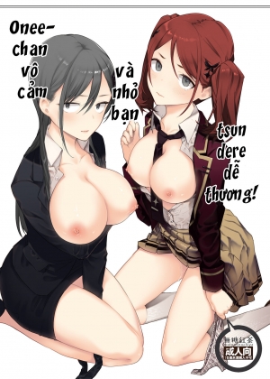 onee-chan vô cảm và nhỏ bạn tsundere dễ thương ngọt vô đối