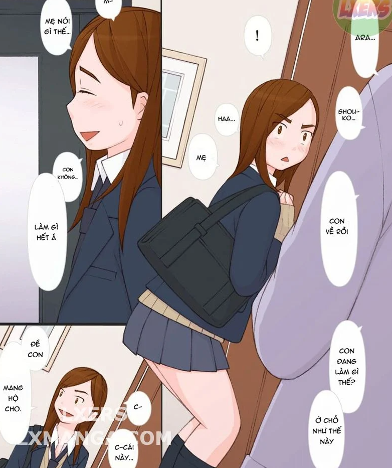 Chị gái lừa cậu em trai liếm lồn